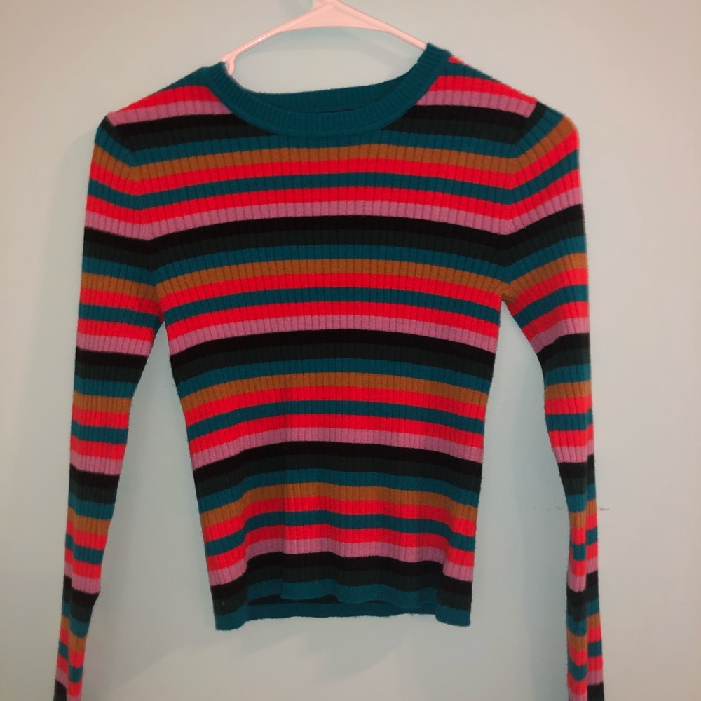 Multicolored Striped Sweater